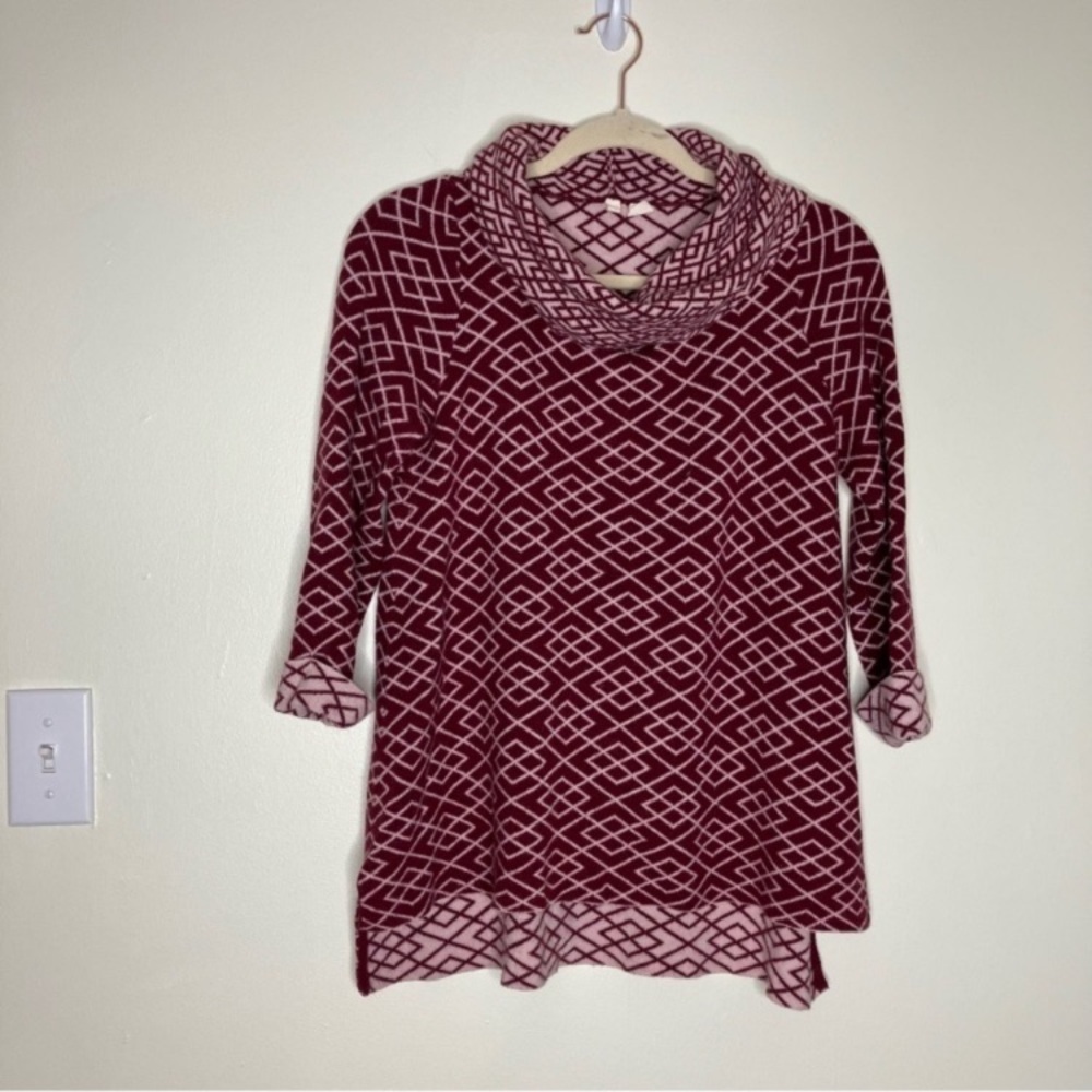 Anthropologie Moth Galena cowl neck sweater M